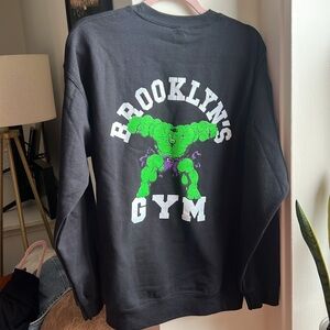 80s Style Harbor Fitness Black‎ Sweatshirt